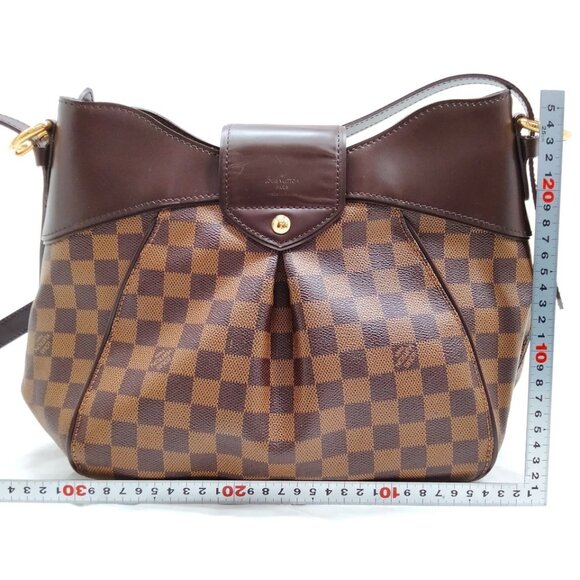 Louis Vuitton LV Shoulder Bag Cistina MM Brown Damier 899-073125 - Picture 2 of 13